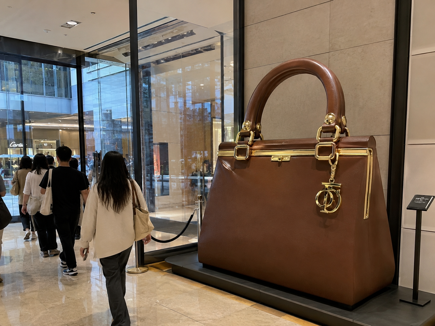 Luxury Handbag Display
