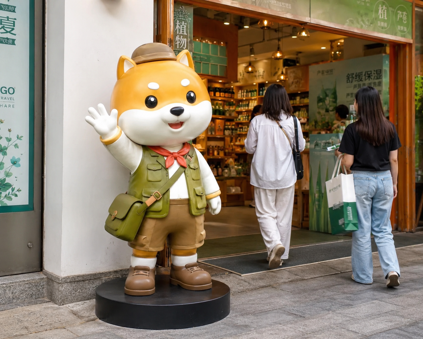 Store Welcome Mascot